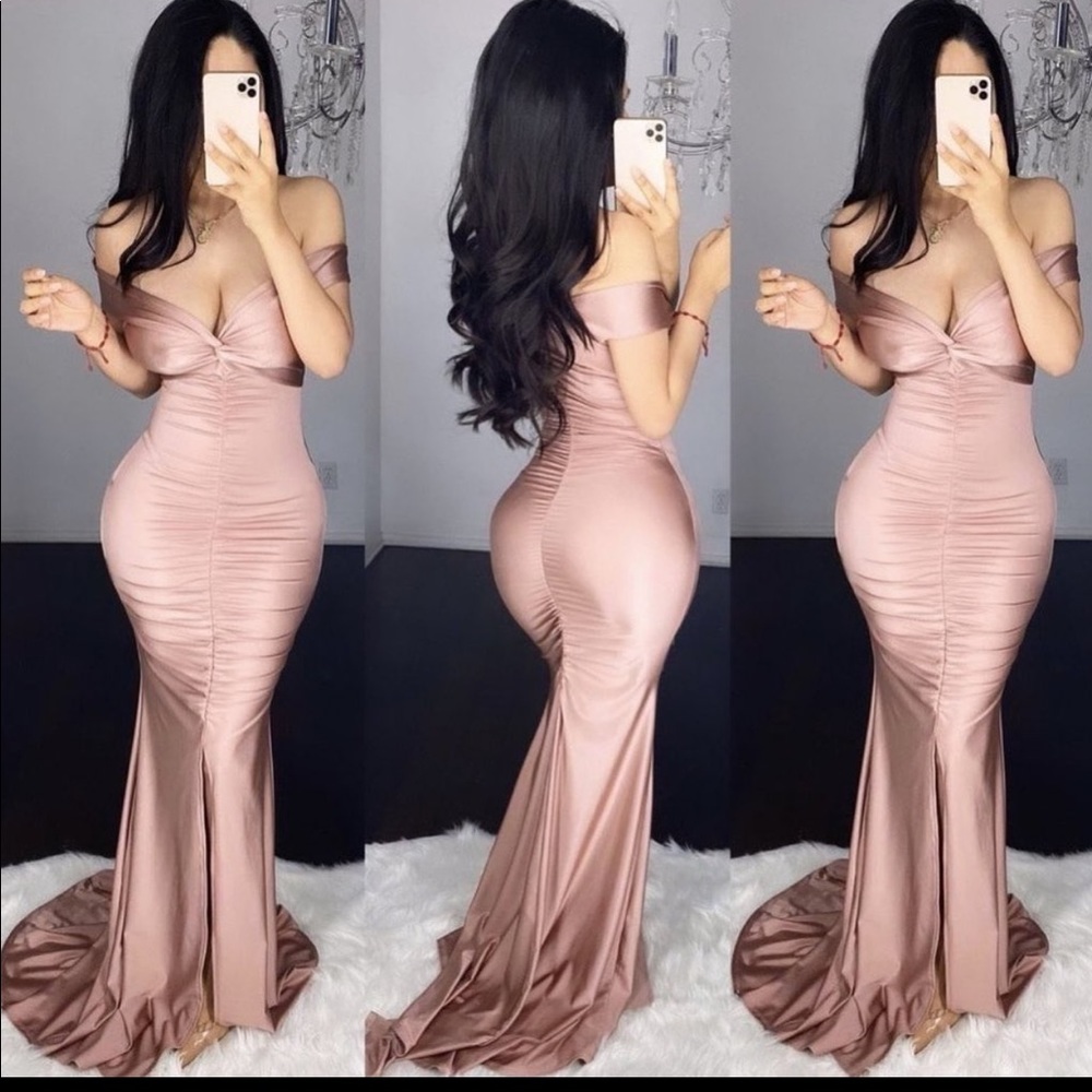 Beige gown